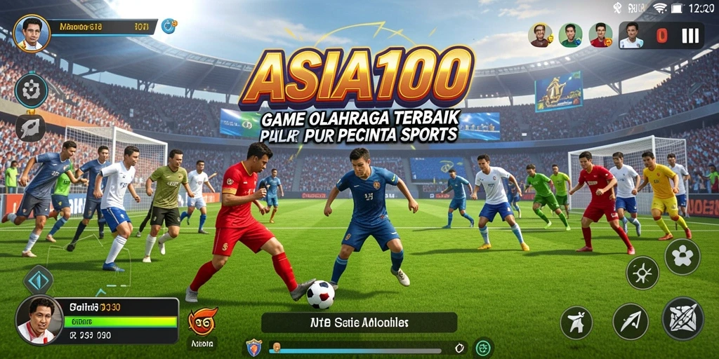 Grafis gameplay yang menakjubkan dan penuh aksi di ASIA100.