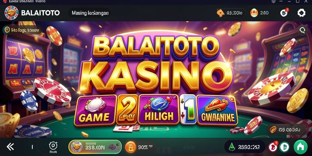 Tampilan gameplay <strong>BALAITOTO</strong> yang memukau dengan suasana Kasino yang nyata.