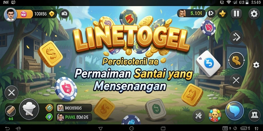 Tampilan gameplay menarik dari LINETOGEL yang penuh warna.