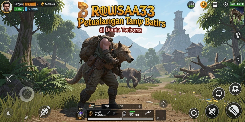 Gameplay RUSA33 menampilkan eksplorasi dunia Open World yang menakjubkan.