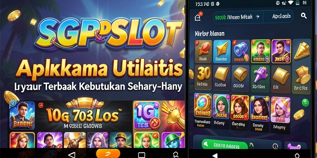 Tampilan antarmuka utama SGPSLOT yang sederhana dan intuitif.