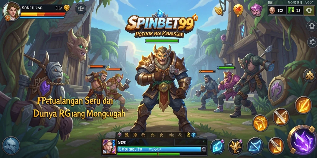 Gameplay SPINBET99 yang menampilkan aksi dan petualangan RPG yang menarik.