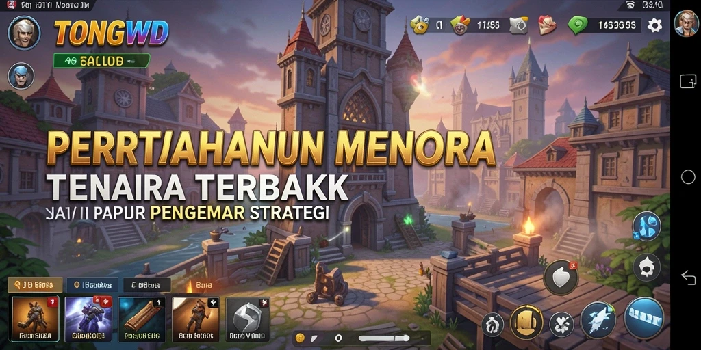 Tampilan gameplay TONGWD saat mempertahankan wilayah dari serangan musuh.
