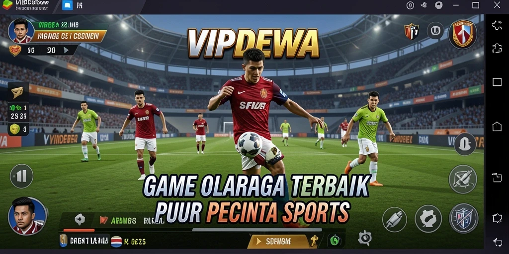 Screenshot gameplay VIPDEWA yang menampilkan aksi olahraga yang mendebarkan.