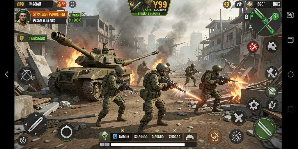 Tampilan gameplay Y89 yang menarik dan seru.
