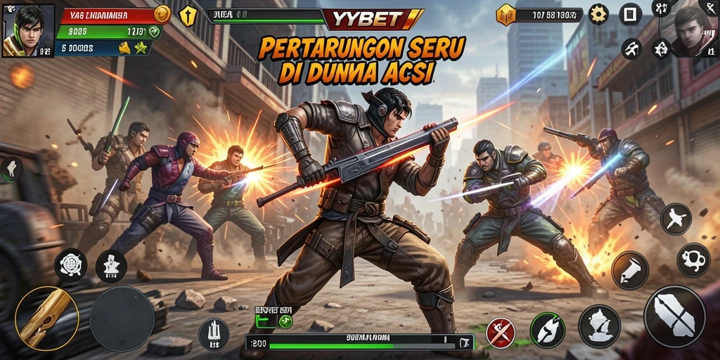 Tampilan utama gameplay YYBET dengan aksi seru dan mendebarkan.