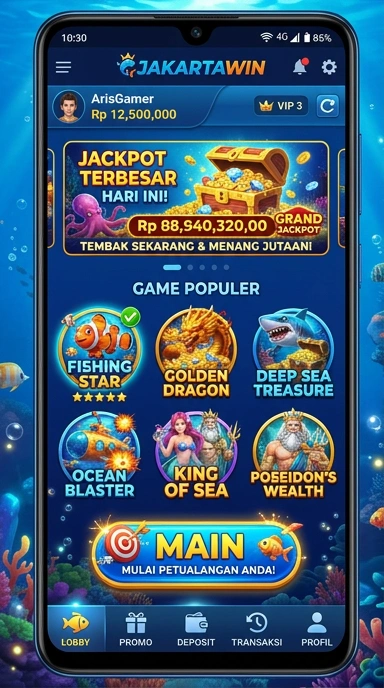 Tampilan daftar aplikasi populer di platform jakartawin.